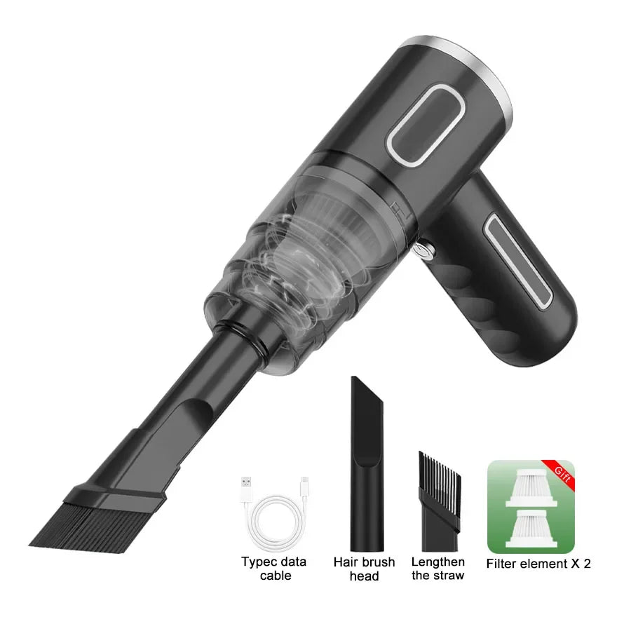 Portable Wireless Vacuum Cleaner 2000mAh Home & Car
