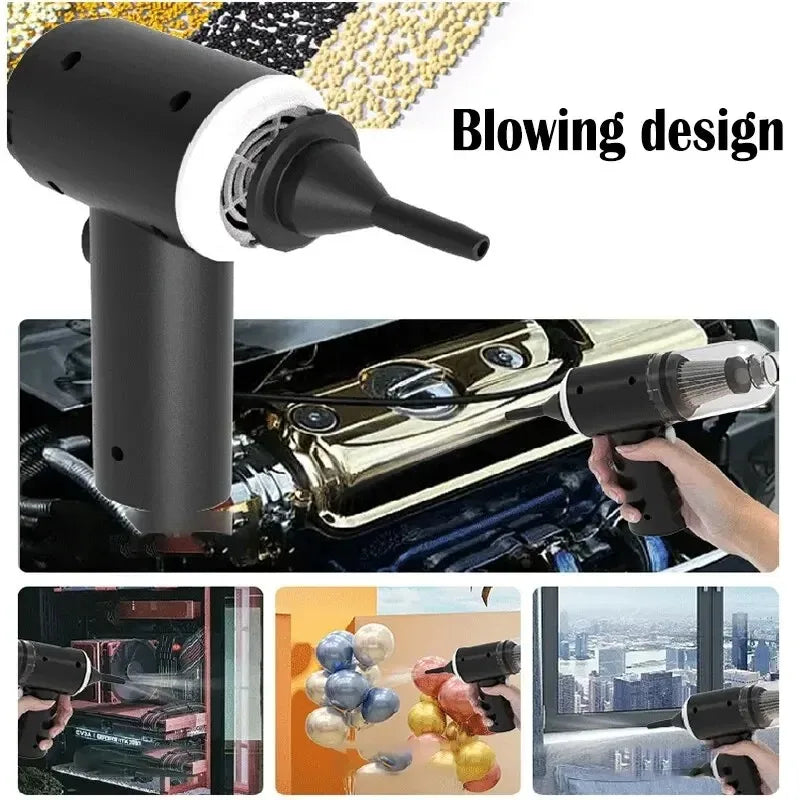 Mini Cordless Vacuum Cleaner 9000Pa Wet & Dry USB