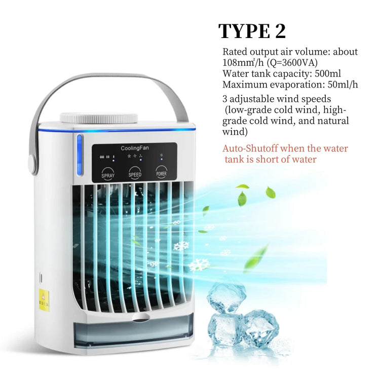 Mini climatiseur portable rechargeable