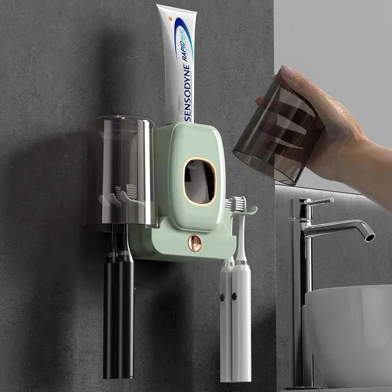 Porte-brosse à dents UV connecté — Stérilisation sans perçage, montage mural