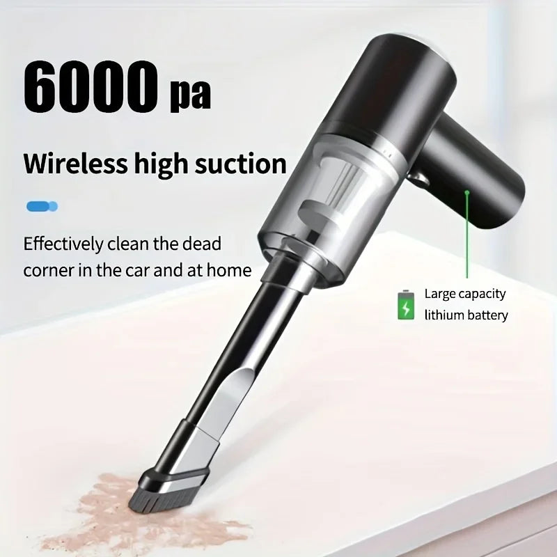High-Power Cordless Vacuum Cleaner 120W Wet & Dry 2h Charge