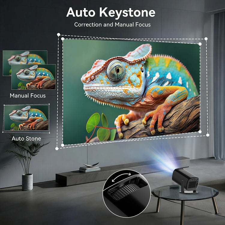 Projecteur Portable 720P WiFi6 Android 14