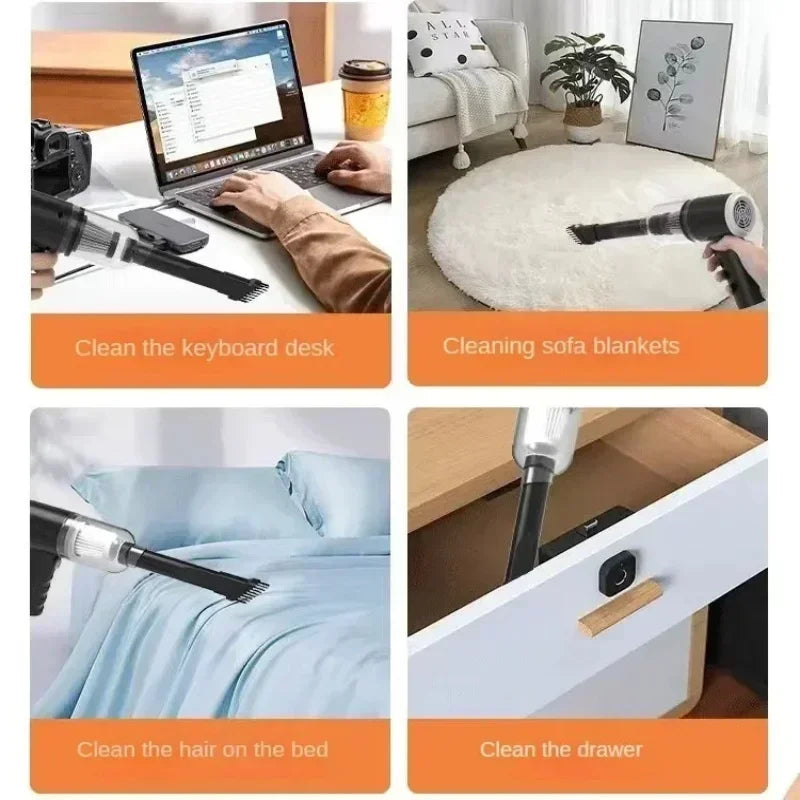 4-in-1 Cordless Vacuum Cleaner 120W Blow & Suction