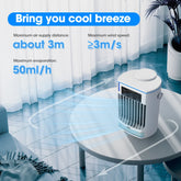 Mini climatiseur portable rechargeable